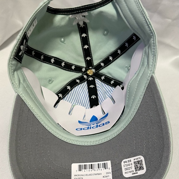 Adidas ASH GREEN Baseball Cap Brand New - Picture 2 of 7